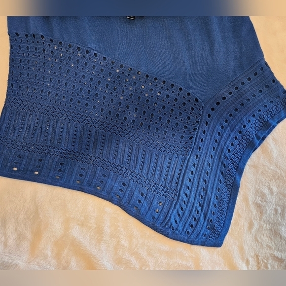 Grace Elements Boho Sleeveless Blouse Blue Large - Picture 10 of 15